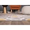 World Rug Gallery Moroccan Trellis Contemporary Gray/Yellow Runner Rug 2'x10' 310YELLOWGRAY2X10 - alternate 4
